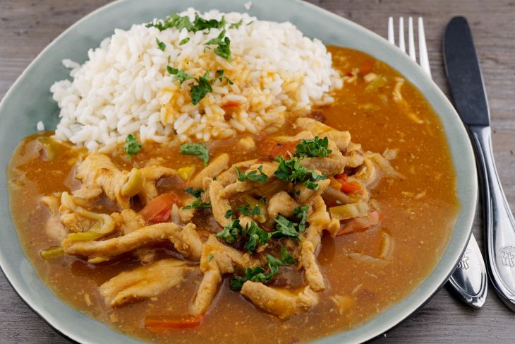 Paprika-Rahmgeschnetzeltes