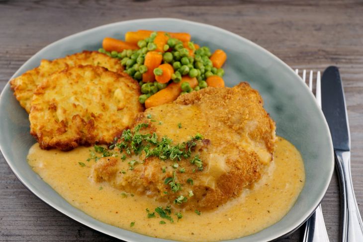 Schweine Cordon bleu mit Käsesauce